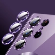 Чехол для Samsung Galaxy S24 Ultra, Electro MagSafe, фиолетовый + полное клеевое керамическое стекло