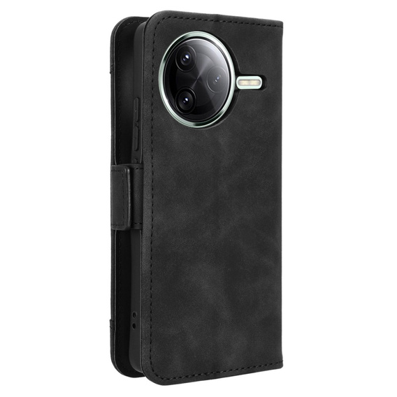 Футляр з клапаном для Xiaomi Poco F7 Pro, Card Slot, чорний