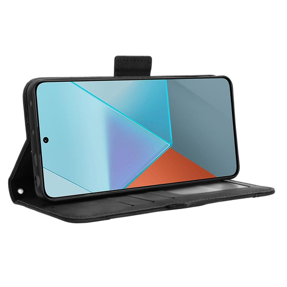 Футляр з клапаном для Xiaomi Redmi Note 13 Pro 5G, Card Slot, чорний