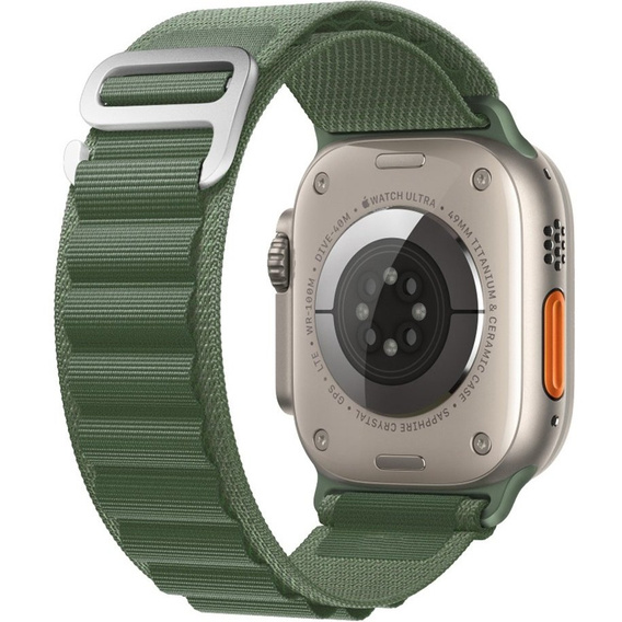 Нейлоновий ремінець до Apple Watch 1/2/3/4/5/6/7/8/SE/ULTRA 42/44/45/49mm, Green