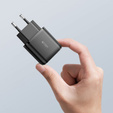 Tech-Protect C20W QC3.0 Универсальное зарядное устройство USB-A USB-C, Black