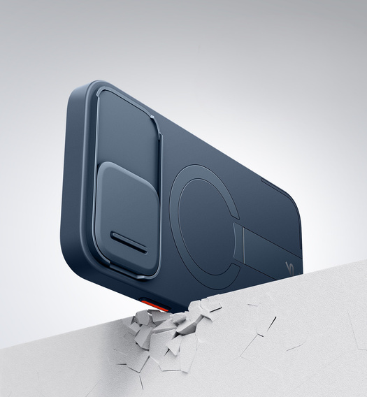 Чехол для iPhone 12 Pro Max / 13 Pro Max, Suritch Shockproof, для MagSafe, синий