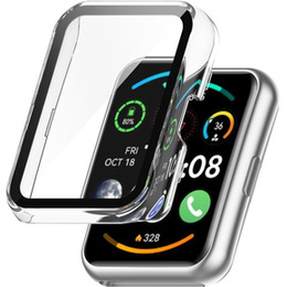 Чохол 2в1 + загартоване скло для Huawei Watch Fit / Fit SE, прозорий