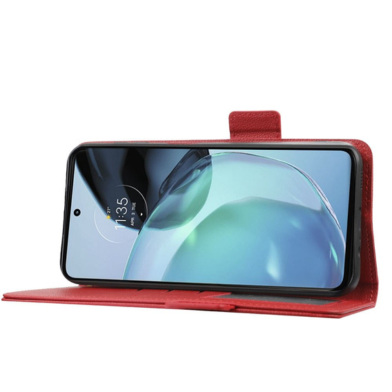 Чохол-книжка для Motorola Moto G72, Wallet Thin Magnet, червоний
