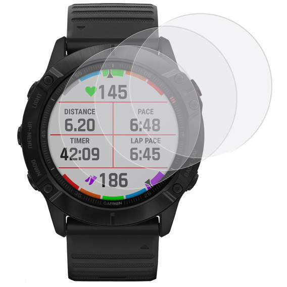 3x ERBORD Гідрогелева фольга для Garmin Fenix 6X/6X Pro