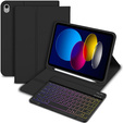 Чехол с подсвечиваемой bluetooth-клавиатурой для iPad 10.9 2022 (10 gen.), черный