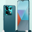 Шкіряний чохол для Xiaomi Redmi Note 13 Pro+, leather hybrid, зелений
