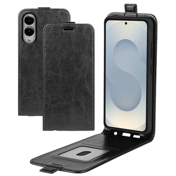 Откидной чехол для Samsung Galaxy S25 Edge, Flip, чёрный