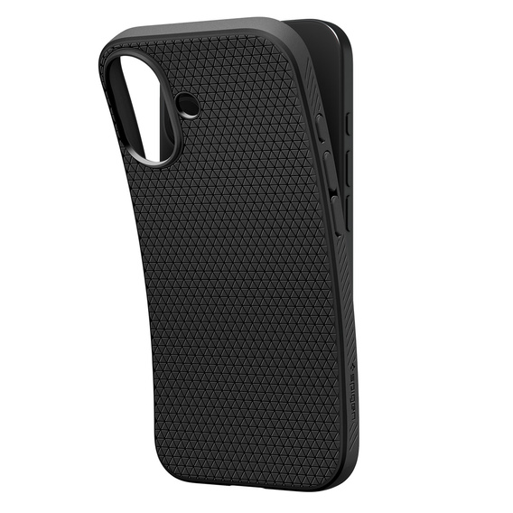 Чехол Spigen Liquid Air для iPhone 17, матовый черный