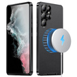 Шкіряний чохол для Samsung Galaxy S24 Ultra із захистом камери MagSafe, чорний