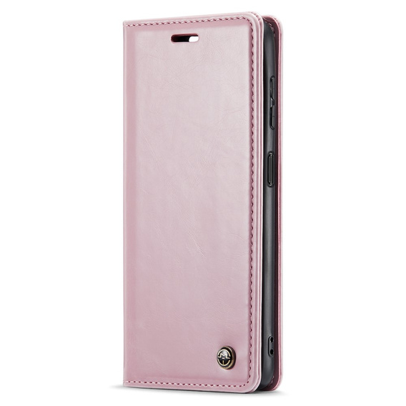 Флип-кейс CASEME для Samsung Galaxy A14 5G, Waxy Textured, розовый