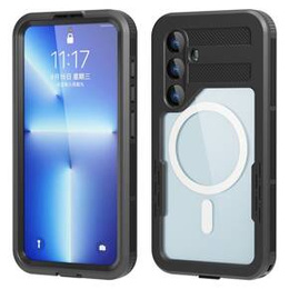 Водонепроницаемый чехол для Samsung Galaxy S24, Redpepper, для MagSafe, чёрный