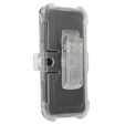 Бронированный чехол для Samsung Galaxy S24+, Belt Clip, с клипсой, прозрачный / черный