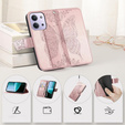 Чохол-книжка для Xiaomi Redmi 15C 4G/LTE, Butterfly, рожевий rose gold