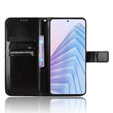 Футляр з клапаном для Xiaomi Redmi Note 14 4G, Crazy Horse Wallet, чорний