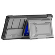 Чехол для Samsung Galaxy S24 Ultra, ERBORD SlideGuard with Card Holder, серый