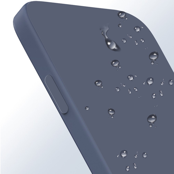 Чохол для Samsung Galaxy A15, Silicone Lite, темно-синій + скло 9H