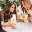 Чехол до Samsung Galaxy A52/A52S, Electro heart, розовый rose gold