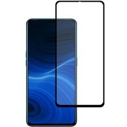 Загартоване скло Mocolo Full Glue для Realme 6 Pro, чорна рамка
