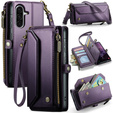 Чохол CASEME для Samsung Galaxy A56 5G, RFID Leather Wallet з плечовим ременем, фіолетовий