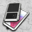Чехол Love Mei до Samsung Galaxy A53 5G, armored with glass, серебряный