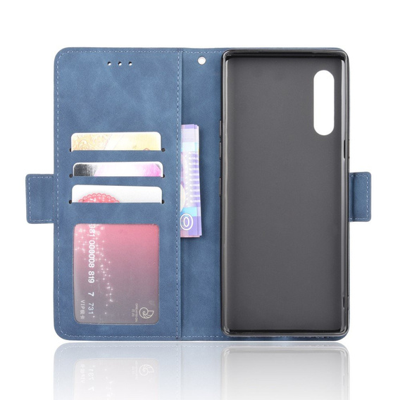 Футляр з клапаном для LG Velvet, Card Slot, м'яти