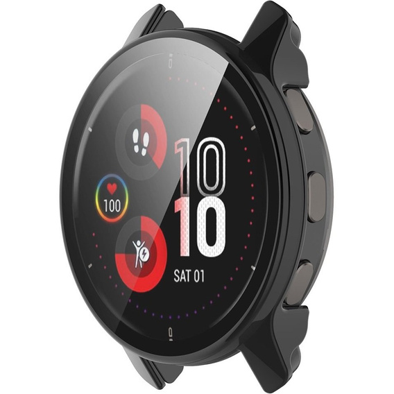 2в1 чохол та захисне скло для годинника Garmin Venu 2 Plus, Black