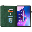 Чехол для Lenovo Tab M10 Plus 10.6 Gen 3 TB-125F TB-128F, Butterfly, зелёный