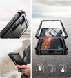 Бронированный чехол для Samsung Galaxy S23, Dexnor Full Body (Two Frames), чёрный