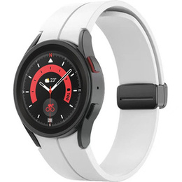 Силіконовий ремінець для Fitbit Inspire 3, Red Samsung Galaxy Watch 4 / 5 40/42/44/46/45MM PRO, White