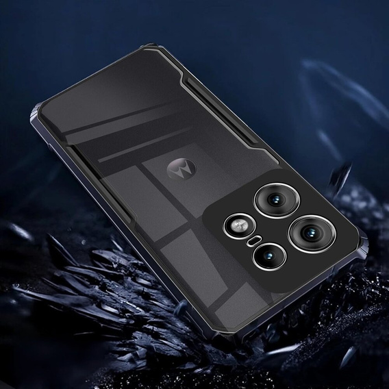 Чoхол до Motorola Edge 50 Pro, AntiDrop Hybrid, чорний
