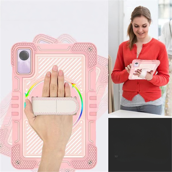 Чохол для Xiaomi Redmi Pad SE 11", Armoured Protective, рожевий
