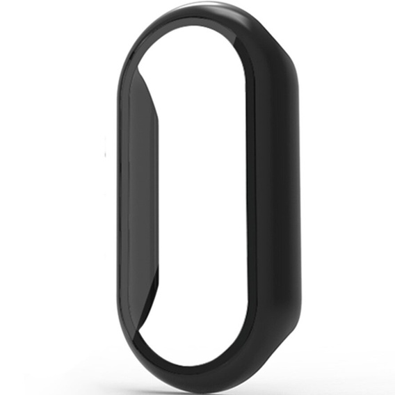 Чехол 2 в 1 + закаленное стекло для Xiaomi Smart Band 10 / 9 / 8, чёрный