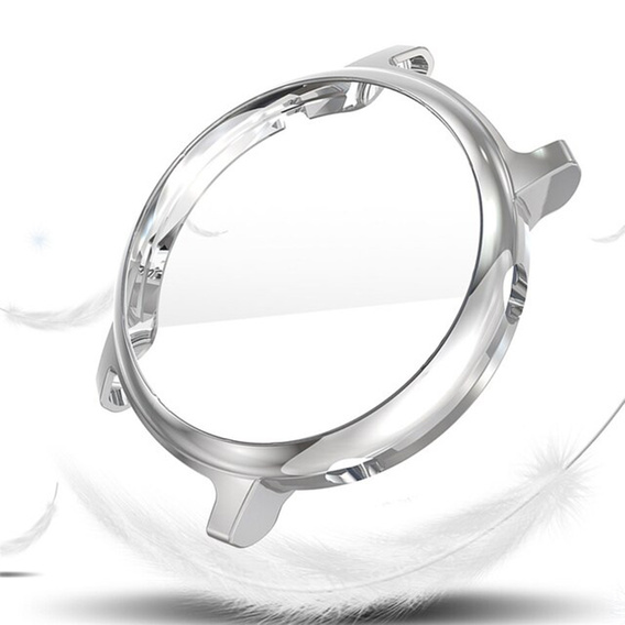 Металический браслет с чехлом для часов Huawei Watch GT 2 42mm, Silver