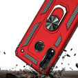 Бронированный Чехол до Huawei P30 Lite, Nox Case Ring, красный
