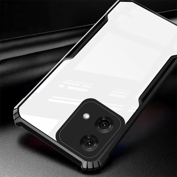 Чoхол до Motorola Moto G84, AntiDrop Hybrid, чорний