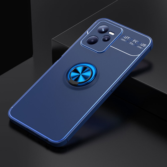 Чохол KickStand Finger Ring до Realme C35, Blue