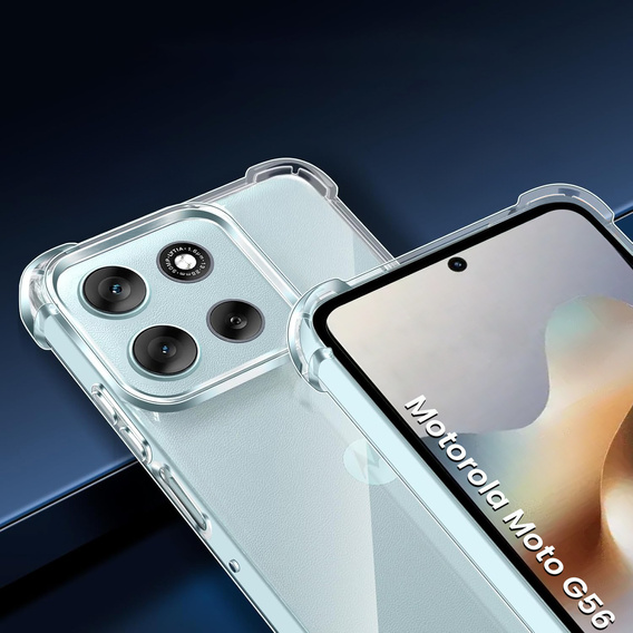 Чoхол до Motorola Moto G56 5G, Dropproof, прозорий