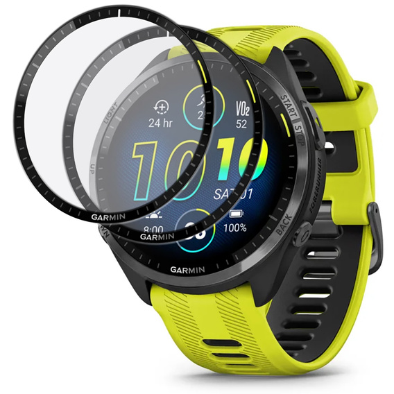 2x Гібридне скло ERBORD для Garmin Forerunner 965
