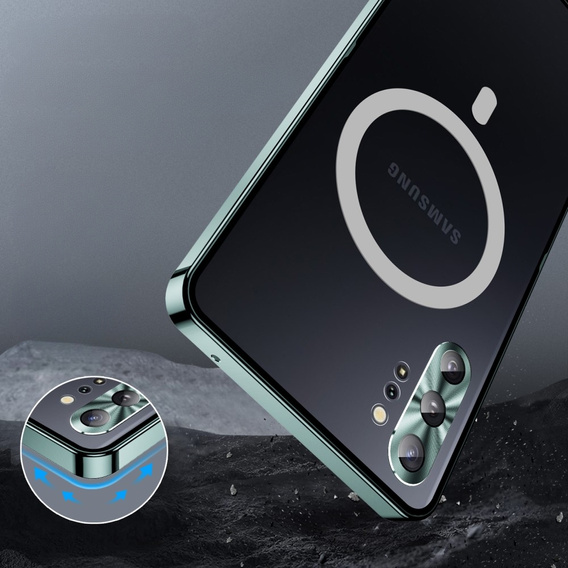 Защитный чехол для камеры Samsung Galaxy Note 10+ Plus, CamShield MagSafe, прозрачный / зеленый