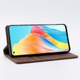 Чехол для Oppo A78 4G, ERBORD Vintage, бумажник с клапаном, кофе