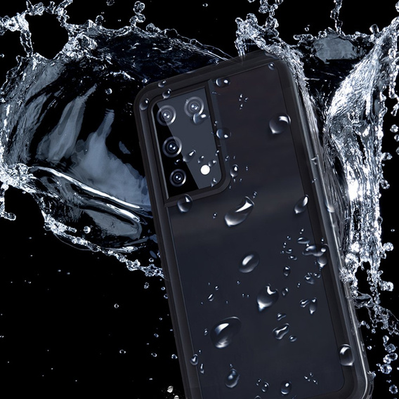 Водонепроникний чохол IP68 для Samsung Galaxy S21 Ultra, Redpepper, чорний