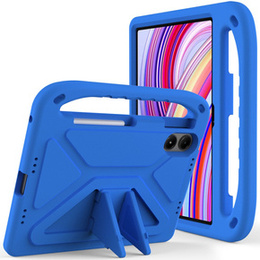 Детский чехол для Xiaomi Redmi Pad Pro / Xiaomi Poco Pad, с ручкой, синий
