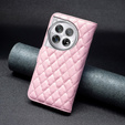 Откидной чехол для OnePlus 12 5G, Wallet, BINFEN COLOR, розовый