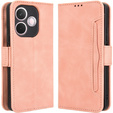 Футляр з клапаном для Oppo A5 Pro 5G, Card Slot, рожевий