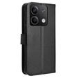 Откидной чехол для Xiaomi Redmi Note 13 5G, Wallet Smart Magnet, чёрный