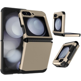 Броньований чохол для Samsung Galaxy Z Flip7 FE / Z Flip6, Armor Shockproof, золотий