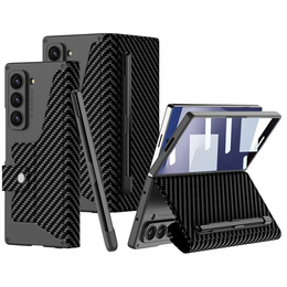 Чохол-гаманець з клапаном чорного кольору для Samsung Galaxy Z Fold 7 5G