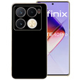 Чохол для Infinix Note 40 Pro, Glamour CamShield, чорний