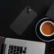 ERBORD Чехол Silicone Mag Cover для iPhone 15, чёрный